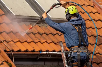 Démoussage et hydrofuge de toiture à Éclusier-Vaux